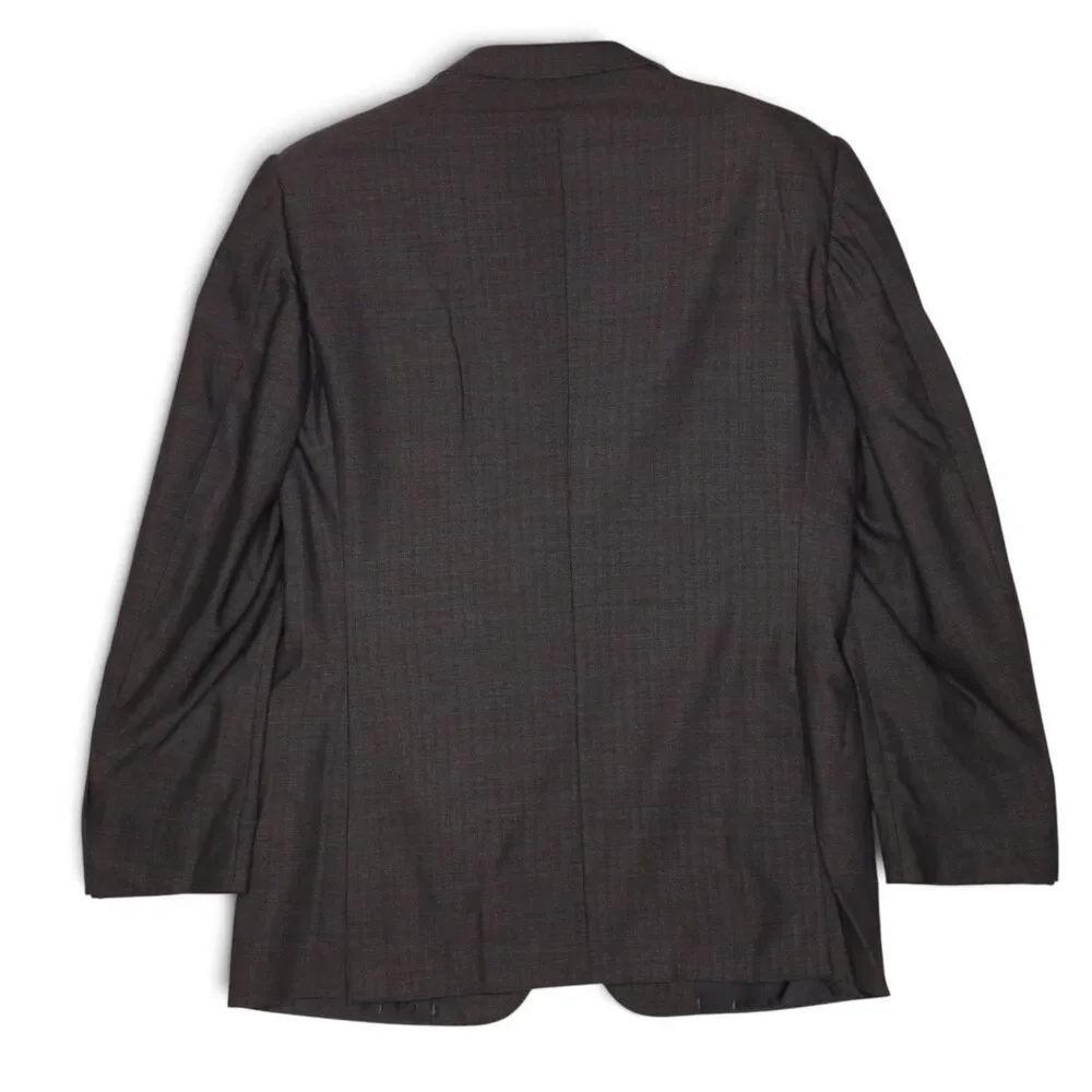 Gucci Tom Ford Era Designer Men's IT48/US38 Gray 3-Button Wool Bazer Suit Jacket